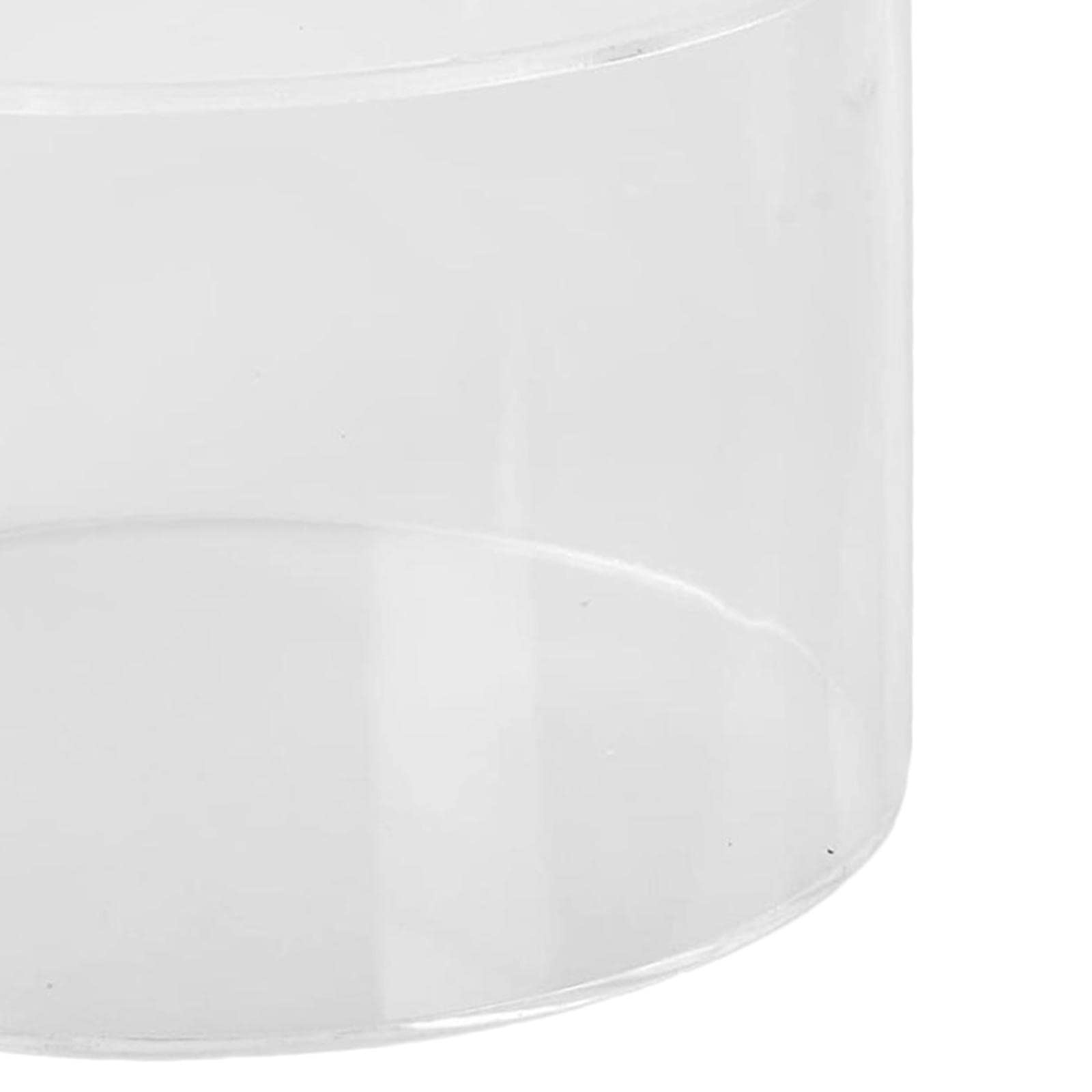 Akrylowy cylinder ekspozycyjny okrągły dekoracyjny wypełniany blat na ślub 25 cm