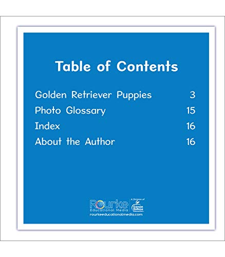 Ready Readers Scragg, Hailey Rourke Educational Media Top Puppies: Golden Retriever Puppies―Children'S Book About Golden Retrievers thumb #2