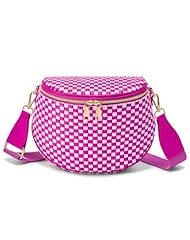 Woven Bum Bag - Rose White