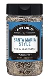 J. Wilbur Santa Maria Style Rub & Seasoning 7.5 oz (212g), Pack of 1, All-purpose Smoked Oak Spice...