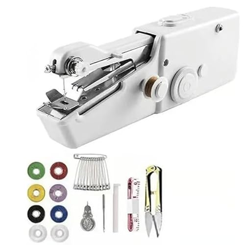 Sakerplus Mini Portable Handheld Sewing Machine, Lightweight Battery Operated Quick