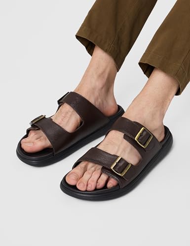 Image of Lee Cooper LC9758C Genuine Leather Sandals For Men | Ligntweight & Comfortable |