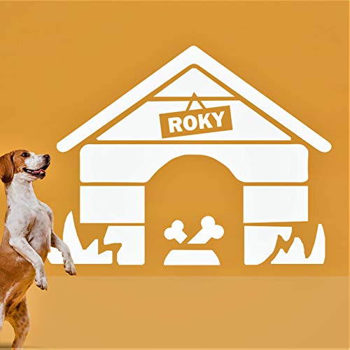 Vinilo Decorativo Personalizado Dog House 17 x 22 Pulgadas miniatura 5