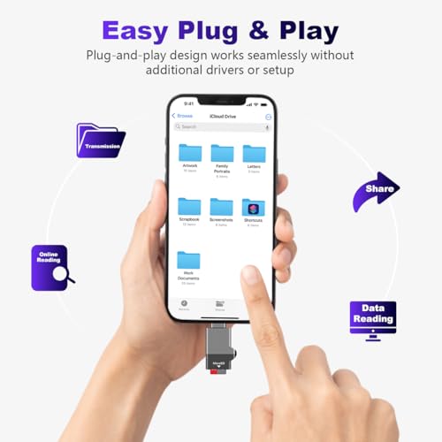 Image of Verilux USB-C MicroSD Card Reader with USB 3.0 & 5Gbps High-Speed | Memory Card Reader USB for MicroSDXC, MicroSDHC, and MicroSD for Window, Mac OS X and Andriod