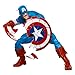 Marvel Legends Series Captain America, Avengers Retro Comics Secret Wars Collectible 6 Inch Action Figure with Shield