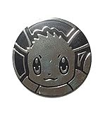 Pokemon Coin - Eevee - Silver Plastic - Large 2 inch Diameter