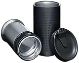LEGO Thermal Mug with French Press Infuser, 400 ml, Black and Gray