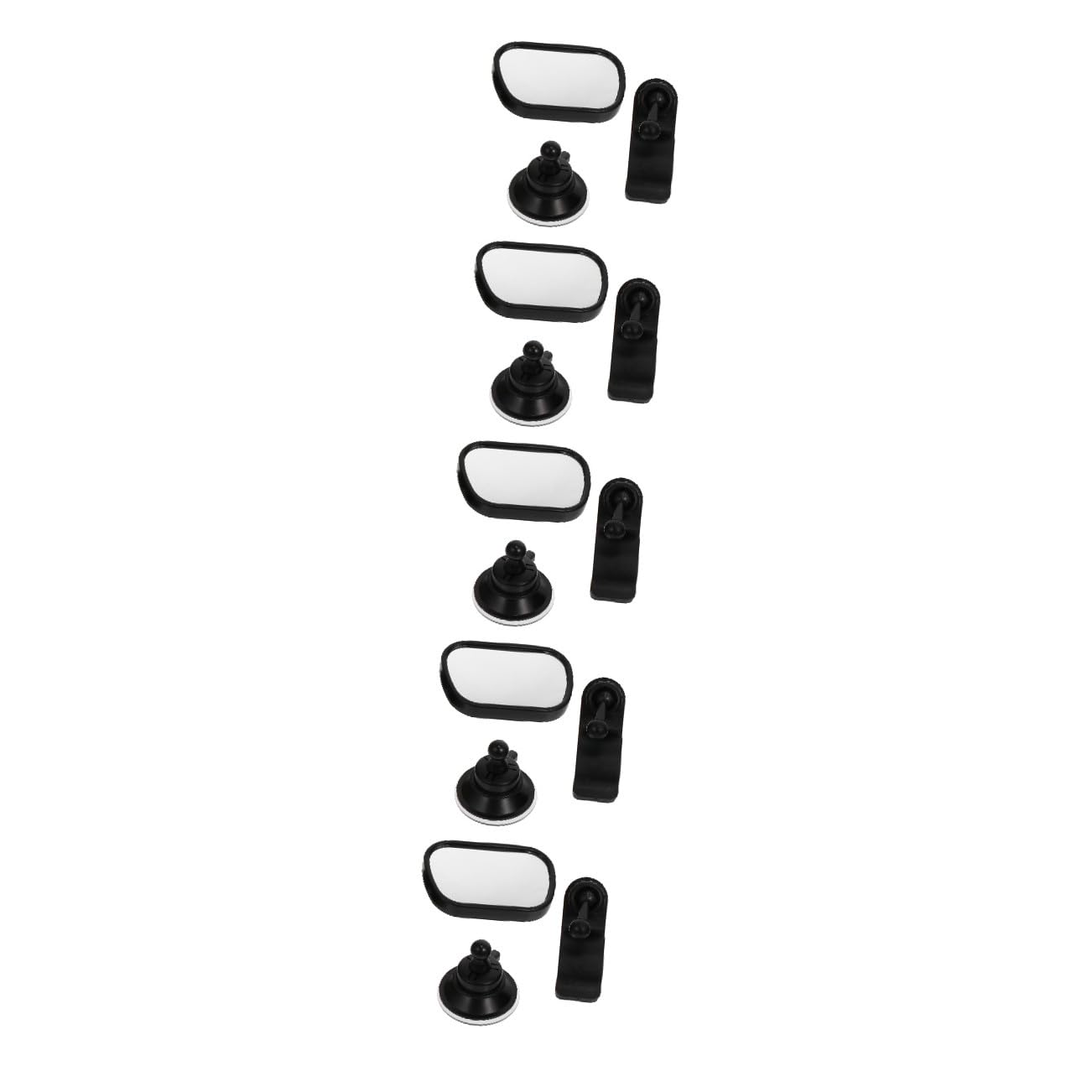 Yardwe 5 Ensembles Miroir Garçon Fille Incassable pour Voiture Compacte Miroir Arrière Garçon Fille Stable et Pratique Observation Sécurisée Nourrisson Siège Arrière