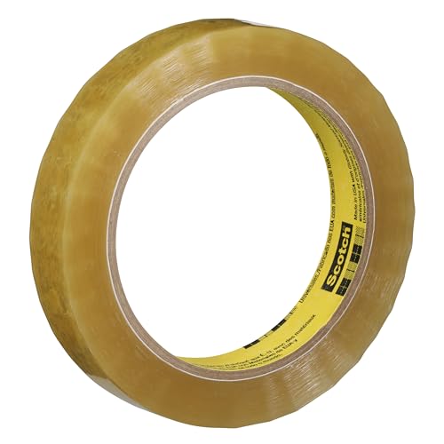 Image of 3M Scotch Light Duty Packaging Tape 681 Clear Moisture Chemical Resistant, 1 in x 72 yd, 36 per case