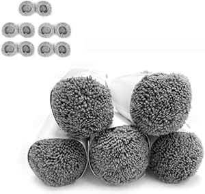HUTT Reinigungstücher für Wischroboter DDC56, DDC55, C65, Mikrofaser, 10 Stück, Original Zubehör