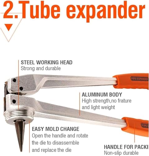 Herramientas hidráulicas de sujeción de tuberías, herramientas de crimpado de tuberías PEX para tuberías PEX de 16-32 mm y tuberías multicapa de 16-25 mm