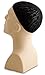 Muslim Bookmark Lightweight Solid Color Turkish Crochet Kufi for Men, Black