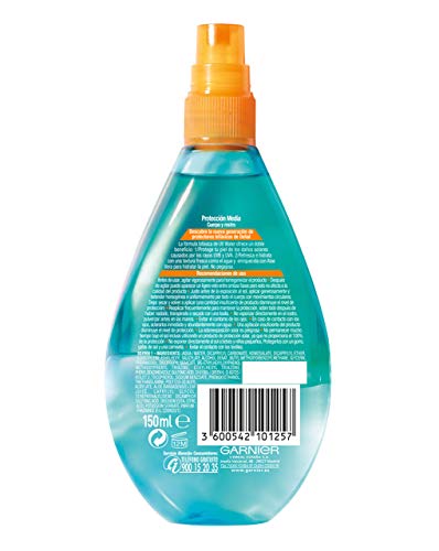 Garnier Delial UV Water Spray Transparente de Protección Solar para Cuerpo y Rostro, Protección Media SPF20 - 150 ml - Imagen 3