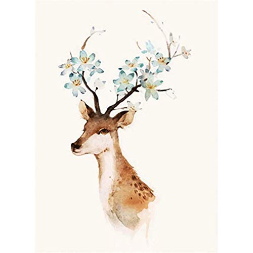 Peinture diamant cerf sika 80x180cm pour sublimer la décoration murale du salon