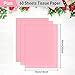 NEBURORA Pink Tissue Paper - 60 Sheets, 14 x 20 Inch, Bulk Packaging for Gift Wrap, DIY Crafts, Birthdays, Weddings, Baby Showers, Valentine's Day