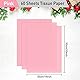 NEBURORA Rosa Seidenpapier für Geschenktüten 60 Blatt Rosa Geschenkpapier Großpackung 35 x 50 cm Hot Pink Verpackungspapier für Geschenkpapier Füller Kunsthandwerk DIY Geburtstag Hochzeit Babyparty