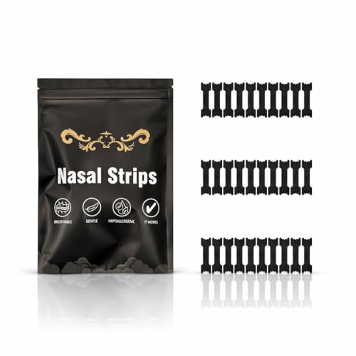 Primebly Nasal Strips for Sleeping & Exercise (30 Pack) Extra Strong Nasal Strips for Breathing Workout Sports & Snoring Relief | لزقة الأنف للتنفس والرياضة لاصق أنف قوي ومريح بملاءمة عالمية