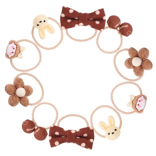 FRCOLOR 5g ȏ̎q̔̃lN^C |j[e[z_[ ̎q̃wAANZT[ hair tie wA^C ̂߂̃wAS 傤т̔ t@ubN