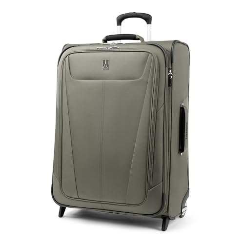 Travelpro Maxlite 5 Softside Expandable Upright 2 Wheel Checked Medium Luggage, Lightweight, 26-Inch...