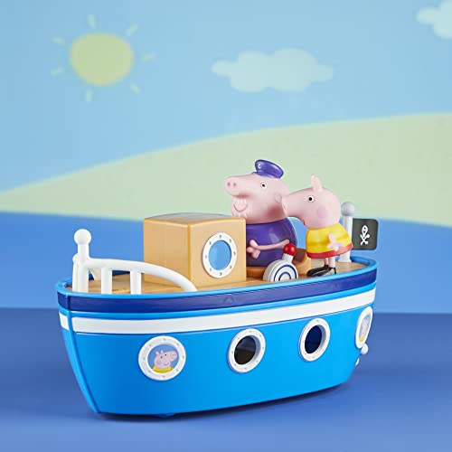 Barquinho do Vovô Pig - Veículo com Figura Peppa Pig Peppa’s Adventures - F3631 - Hasbro