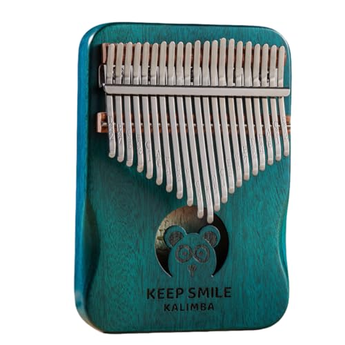 Kalimba Thumb Piano 21 Keys/17Keys Finger Piano Portable Musical Instrument for Beginners, Music Gifts for Music Lovers (Panda, Large)