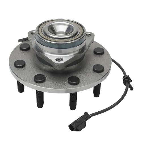 Image of Detroit Axle - 2WD Front Wheel Bearing Hubs for 2003 2004 2005 Dodge Ram 2500 3500, 2 Wheel Bearing Hub Assembly Replacement Pair Hubs 515089
