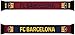 Icon Sports Officially Licensed FC Barcelona Soccer Supporter Scarf – Classic 1899 Heritage Knit Fan Scarf with FCB Crest -Home
