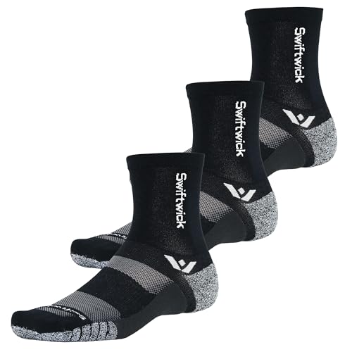 Image of Swiftwick- FLITE XT FIVE Running & Golf Socks, Fitness, Ultimate Stability, Non-Slip Crew Socks