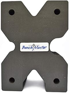 BenchMaster Shooting Rests, Rifle Blocks, Made of High-Density Foam, Made in USA (X-Block Rifle Cradle)