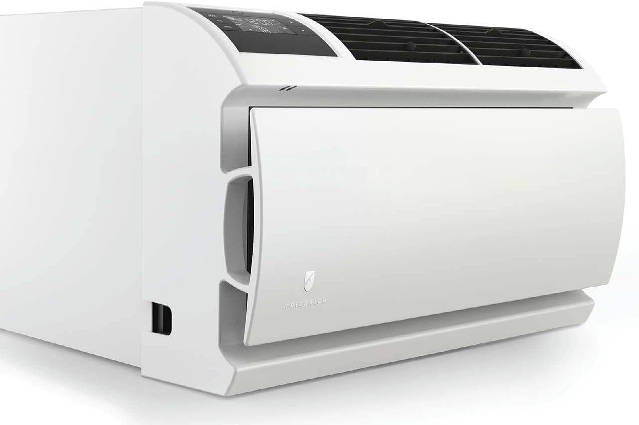 WCT12A10A WallMaster Series Smart Wall Air Conditioner with 12000 Cooling BTU, 550 sq. ft. Cooling Area, 295 CFM, 3 Cooling Speed, Remote Control, Compatible with Alexa in White