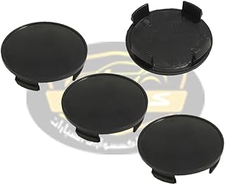 KaberMisr 2020 Wheel Center Hub Cover, Set of 4 Car Tire Rim Rim Caps for Front or Rear Wheel Center Hubs. (Locked, Black, Size 6cm/5.5cm)