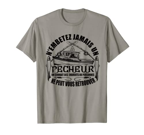 La pesca: un divertido dicho de pescador en la línea Camiseta