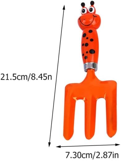 HANABASS Gardening Tool Set for Kids Plastic Garden Hand Tools Kit with Trowel Fork Rake Shovel Lightweight Outdoor Playset for Toddler Gardening and Beach Activities Assorted Colors image 5