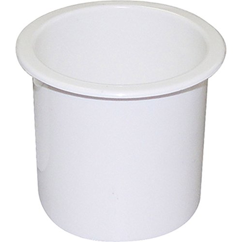 SeaSense Recessed Cup Holder, 3-Inch, x 3-Inch, White