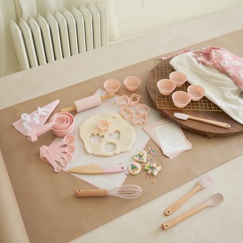 Wooden Baking Set for Kids - A Complete Set of Real Kitchen Utensils Gives Toddlers a Fun Cooking Experience - Durable Safe to Use Tools are Perfect for Gifting to Create Lasting Family Memories by ZICOTO - Image 6