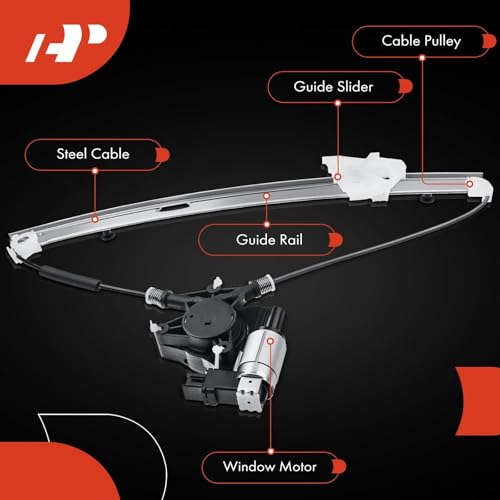 A-Premium Front Driver Side Power Window Regulator with Motor (2-Pin) by A-Premium - Used condition - Image 7