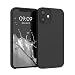 Produktbild kwmobile Hülle kompatibel mit Apple iPhone 12 Mini Hülle - Silikon Handy Case - Handyhülle weiche Oberfläche - kabelloses Laden - Schwarz