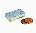 La Sablésienne, Set of 2, La Romance Butter Shortbread Cookies with Caramel Chips in Mini Decorative Tins, Imported, 1.3 oz Each