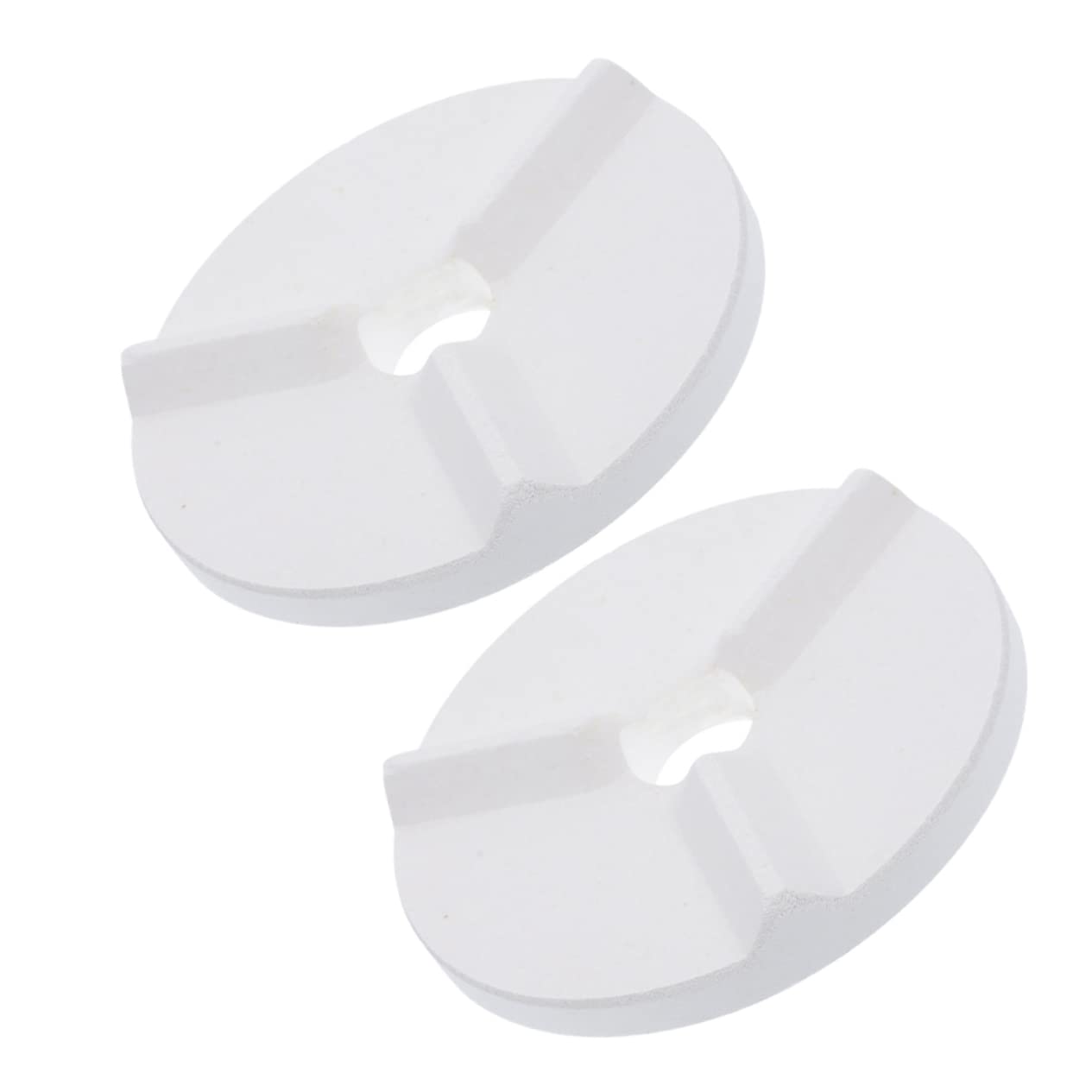 Housoutil 2Pcs Ceramic Pottery Kiln Mat Reusable High Temperature Support Pad for Pottery Firing Versatile Tools for Crafting and Kiln Use Non Deformable Mats