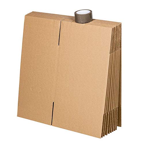 Pack 15 Cartons à Livres Avec Poignées + 1 Adhésif 66m Offert - Déménagement Professionnel