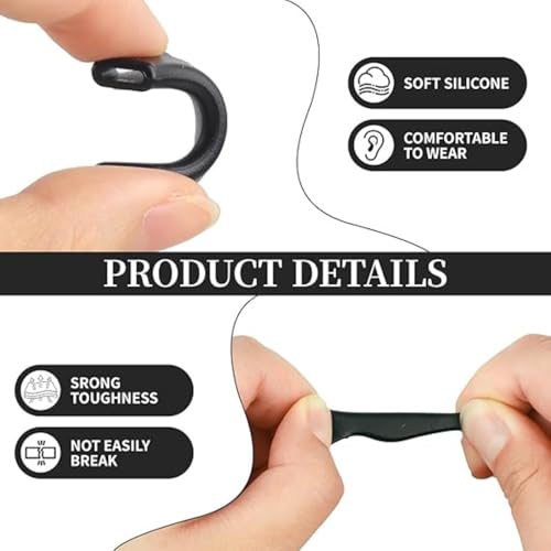 Image of TAZLYN specs for men stylish specs for women Eyeglasses Ear Grip- Soft Comfortable Anti-slip Holder silicon Ear Hook