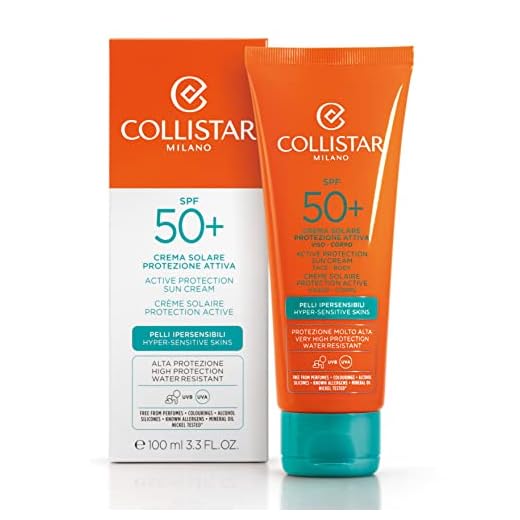 Collistar Crema Solare Protezione Attiva SPF 50+ pelli ipersensibili