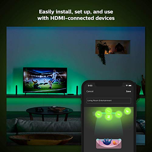 Philips Hue Play HDMI Sync Box to Sync Hue Colored Lights with Music