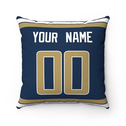 Image of ANTKING Throw Pillow 2 Pack Custom Any Name and Number Personalized Gift for Men Women Boys