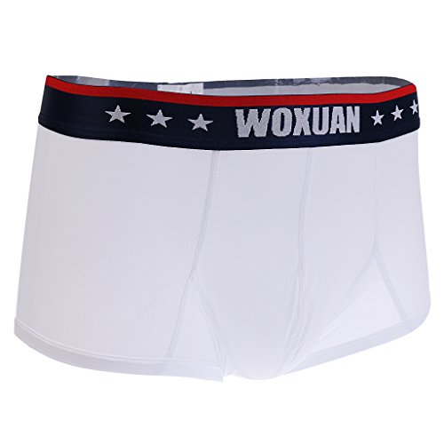 IPOTCH Calzoncillos Surf Calzoncillos Calzoncillos Cómodo Para Usar Ropa Interior Hombre Traje De Baño - Blanco, S