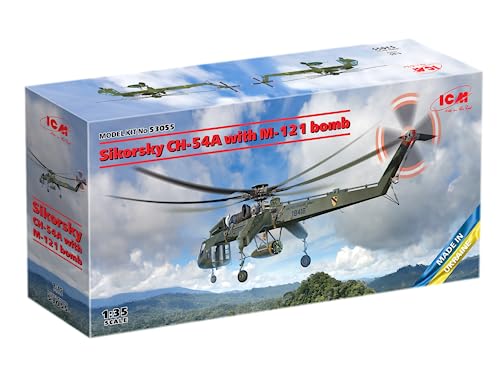 ICM 53055 - Sikorsky CH-54A Tarhe with BLU-82/B 'Daisy Cutter' Bomb - Scale 1:35