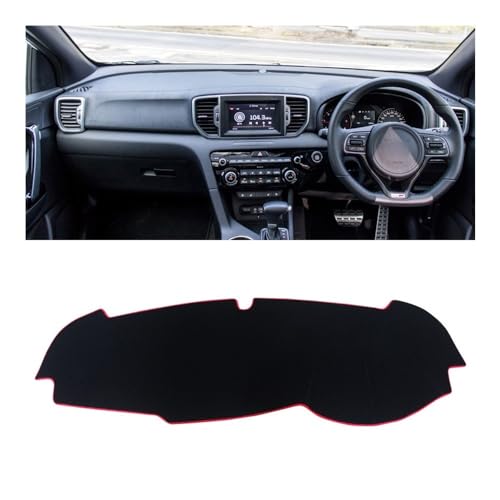 Tapis de tableau de bord pour Kia Sportage 4 QL contre usure soleil