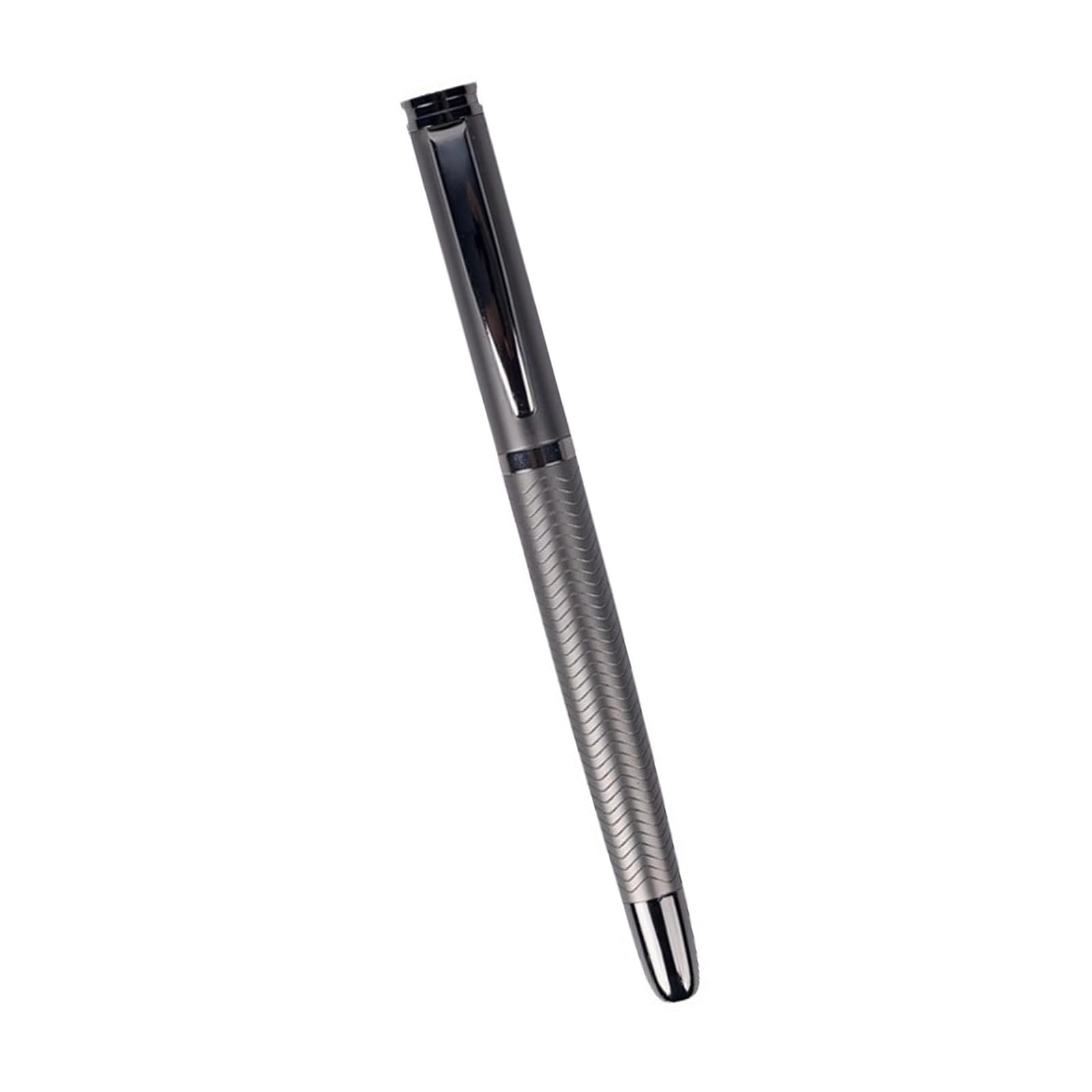RBRMHM Premium Metal Fountain Pen Business Pen with Replaceable Inks Cartridge and 0.5mm Smooth Writing Tip for Professional
