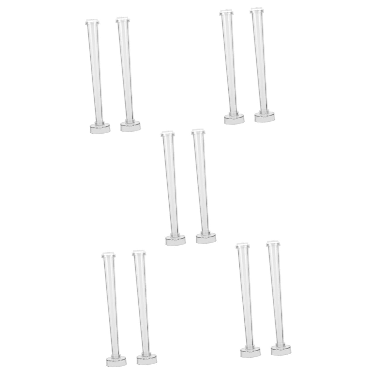 NUOBESTY 10stücke Tapered Rod Kerzenform Für Kerzenherstellung Langlebige Plastikform Für Handwerksprojekte Für Hochzeits Und Festdekorationen