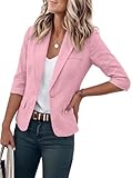 Style : veste blazer courte décontractée courte tenue décontractée en lin